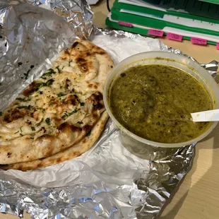 Corn Kofta in Spinach Curry excited!