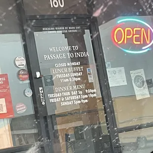 This is the hours for their lunch buffet. I haven&apos;t been but I seen it on their door.