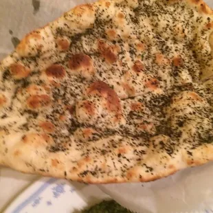 Naan with mint and maybe some nuts - I think #115 on menu?