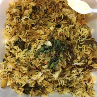 (Rice Combination) #45 Goat Biryani