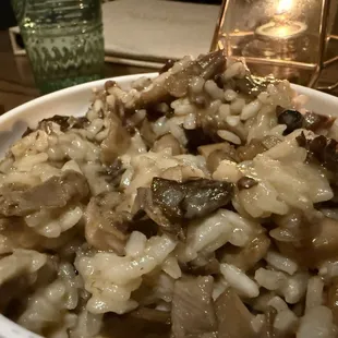 Mushroom risotto