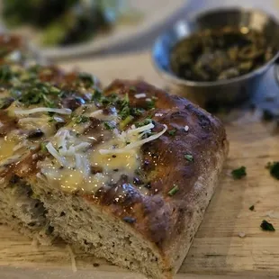 Tasty foccaccia bread