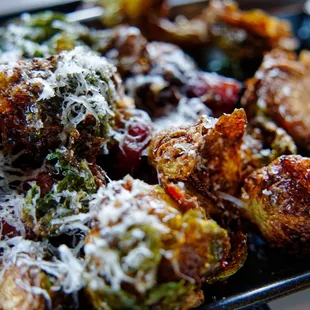 Fire roasted calabrian brussels sprouts