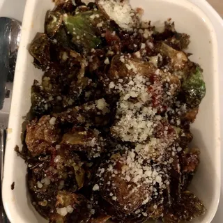 FIRE ROASTED BRUSSELS SPROUTS