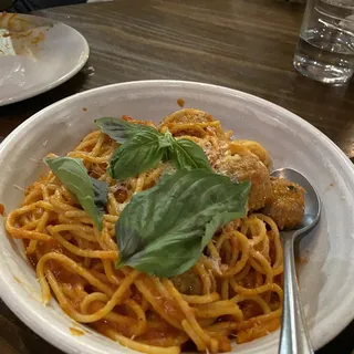 SPAGHETTI TINY MEATBALLS