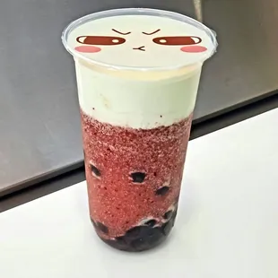 Grape Cream with Tapioca