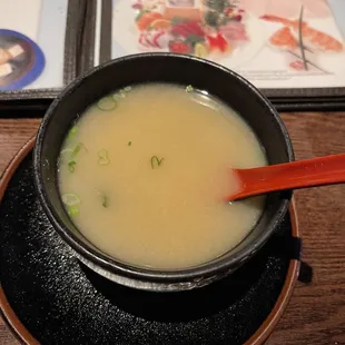 Passion fin: miso soup