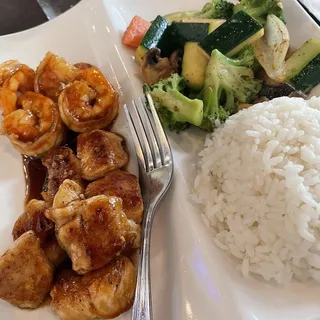 Chicken & Shrimp Hibachi Lunch Special