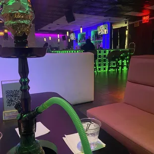 a hookah bar