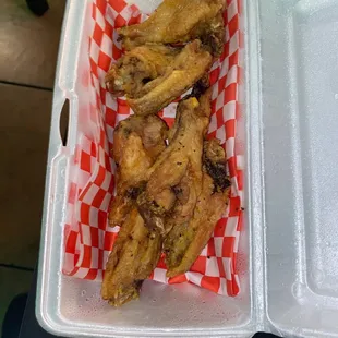 Lemon pepper chicken wings are the best and a must have, also there parmesan garlic, chicken wings are one of my favorite.