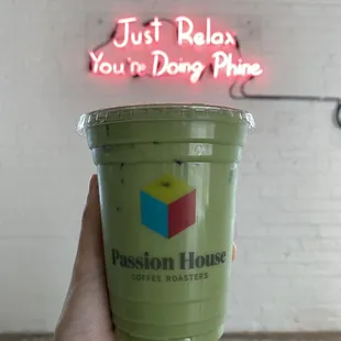 Iced Matcha Latte