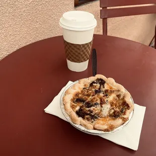 Mushroom quiche