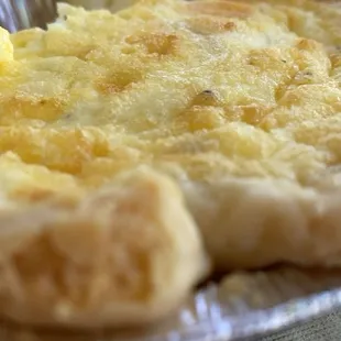 Caramelized onion and goat cheese quiche