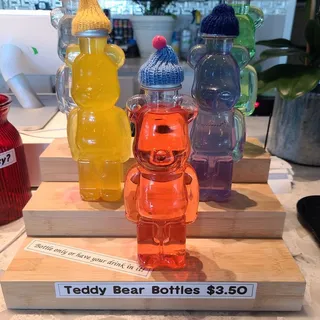 TEDDY BEAR BOTTLE w/Beanie