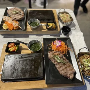 Rib eye Steak and Shrimp