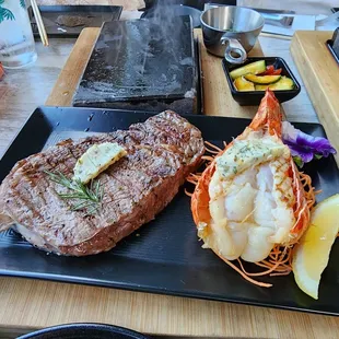 Steak and lobster