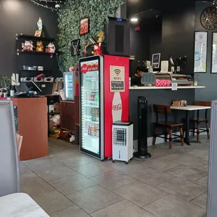 Hostess stand and Sushi counter