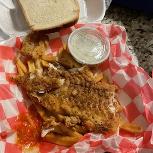 Cod fish sandwich