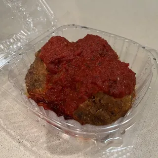 Homemade Italian Meatballs Side