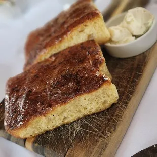 Bread with truffle butter