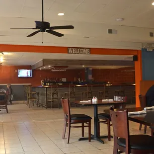 Bar and Side Dining Area