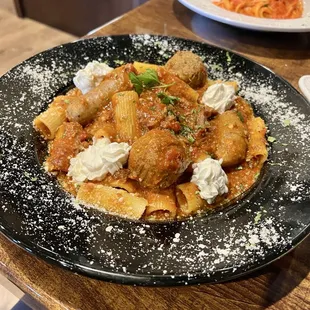 Rigatoni Sunday Gravy Dinner