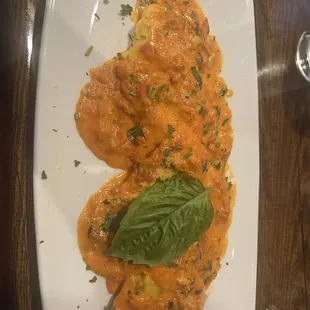 Blue Crab Ravioli Dinner