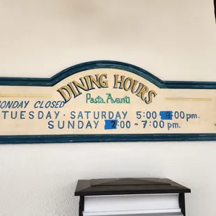 a sign for a restaurant