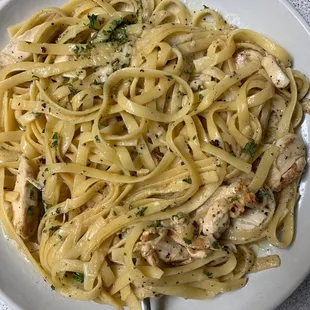 Chicken fettuccine