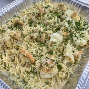 Shrimp Alfredo