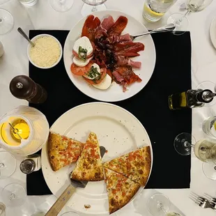 a plate of food on a table