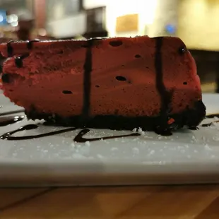 Red Velvet Cheesecake with Oreo Crust~ YUM