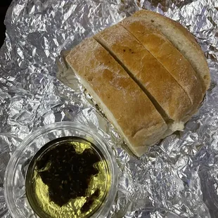 Bread included with pasta