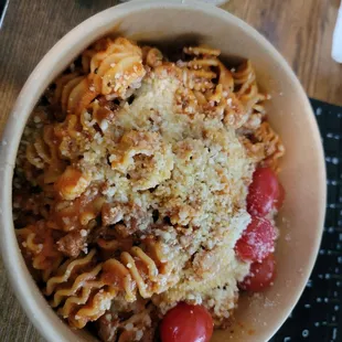 Turkey bolognese
