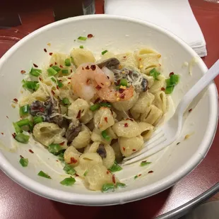 Spicy Shrimp Alfredo