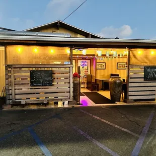 outside, sushi and sashimi