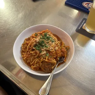 Spaghetti Meatballs