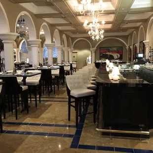 Bar area.
