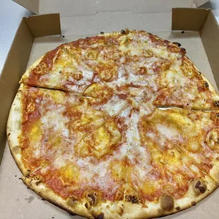 COLD Pizza with no sauce and NO CHEESE!