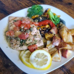 Salamon Piccata