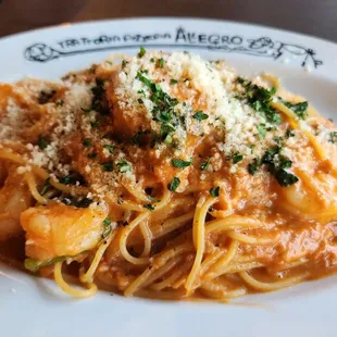 Shrimp &amp; spinach