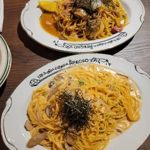 Mental and Mushroom Pasta