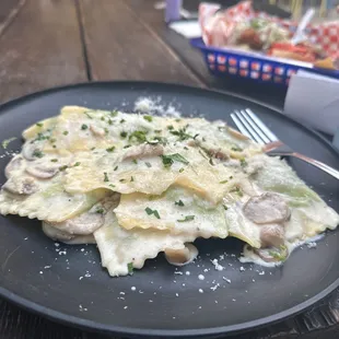 Chicken and Spinach Ravioli