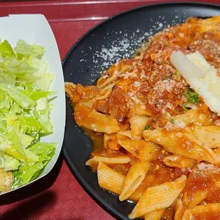 Arrabiatta Lunch Special w/Cesar Salad