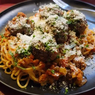 Spaghetti and Meatballs