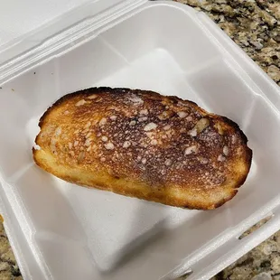 Garlic bread? I don't think so.