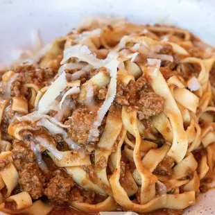 Fettuccine Bolognese