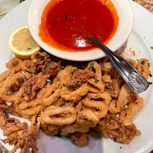 Calamari appetizer - Marinara is to die for!