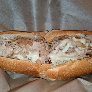 Chicken cheesesteak