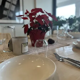 Beautiful place settings.